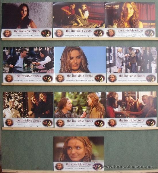 Cinema: TL77 THE INVISIBLE CIRCUS CAMERON DIAZ SET COMPLETO 10 FOTOCROMOS ORIGINAL ESTRENO