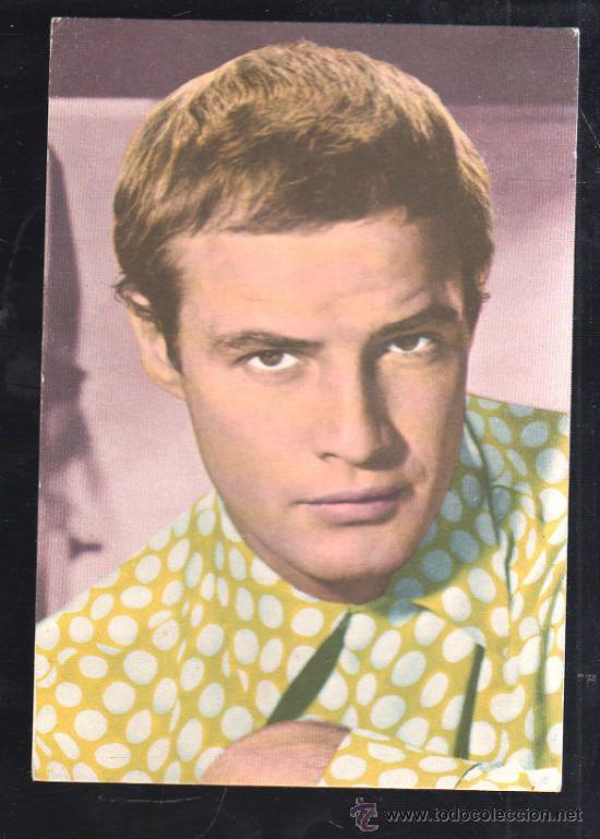 Cine: POSTAL DE MARLON BRANDO. N&ordm; 5005. EDICIONES TARJEFHER.