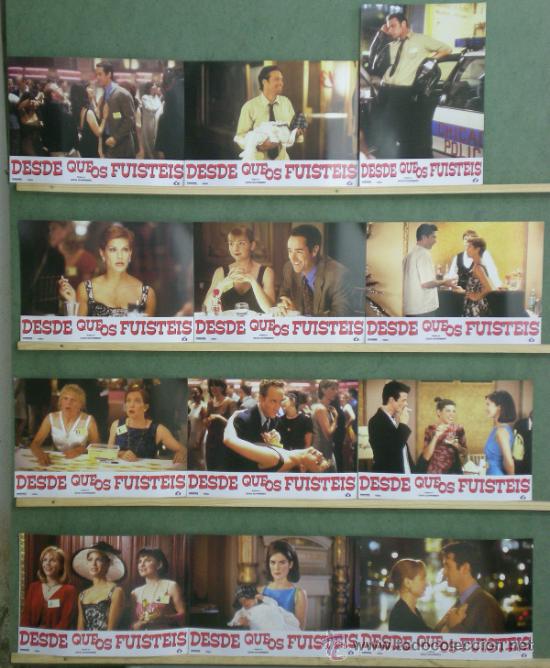 Cinema: TL89 DESDE QUE OS FUISTEIS DAVID SCHWIMMER SET COMPLETO 12 FOTOCROMOS ORIGINAL ESTRENO