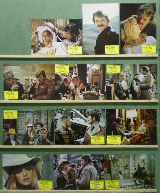 Cinema: TL92 LA CHICA DE PETROVKA GOLDIE HAWN SET COMPLETO 12 FOTOCROMOS ORIGINAL ESTRENO