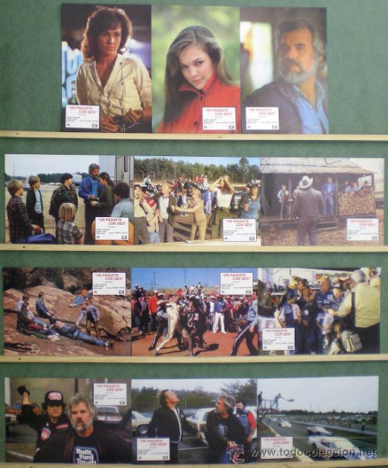 Cine: TM06 UN PAQUETE CON SEIS KENNY ROGERS DIANE LANE SET COMPLETO 12 FOTOCROMOS ORIGINAL ESTRENO