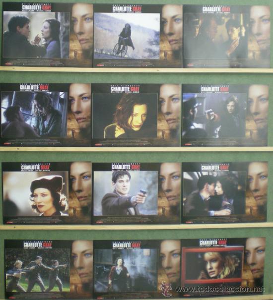 Cinema: TM13 CHARLOTTE GRAY CATE BLANCHETT SET COMPLETO 12 FOTOCROMOS ORIGINAL ESTRENO