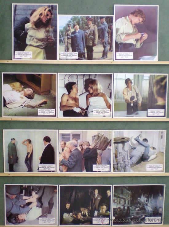 Cine: TM25 EL ESPEJO DE LOS ESPIAS ANTHONY HOPKINS LE CARRE SET COMPLETO 12 FOTOCROMOS ORIGINAL FRANCES