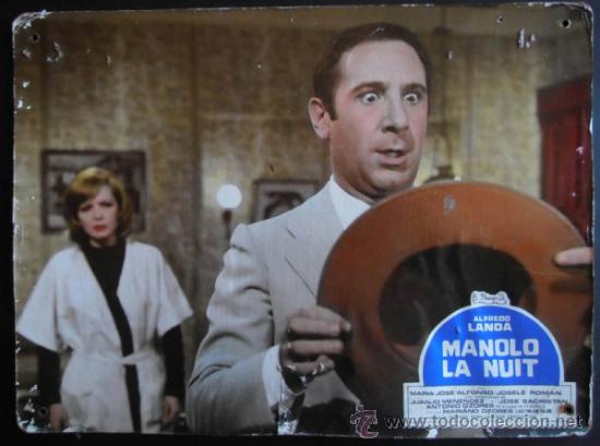Cinema: FOTOCROMO CARTON,MANOLO LA NUIT,ALFREDO LANDA,M&ordf; JOSE ALFONSO,CONSERVACION:VER FOTO(95)