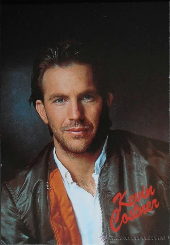 Cine: (7033)POSTAL 15X10 CM APROX,KEVIN COSTNER,CONSERVACION: