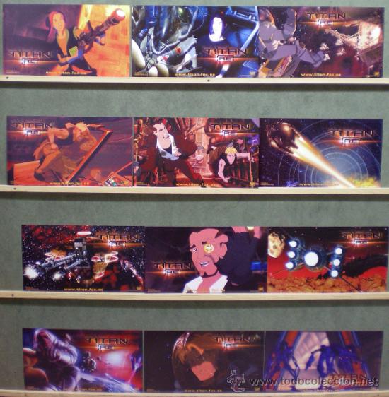 Cine: TL42 TITAN A.E. DON BLUTH SET COMPLETO 12 FOTOCROMOS ORIGINAL ESTRENO
