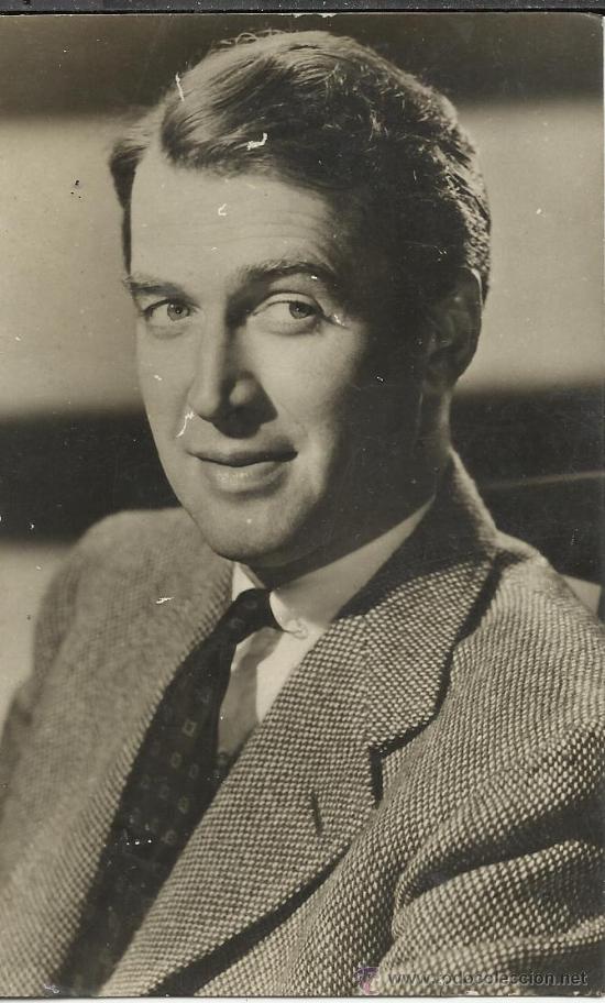 Cine: POSTAL ANTIGUA DE JAMES STEWART
