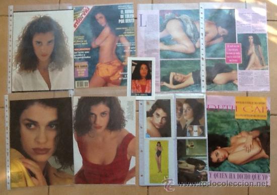 Cinema: RUTH GABRIEL, 14 P&Aacute;GINAS DE RECORTES DE PRENSA EN FUNDAS DE PL&Aacute;STICO