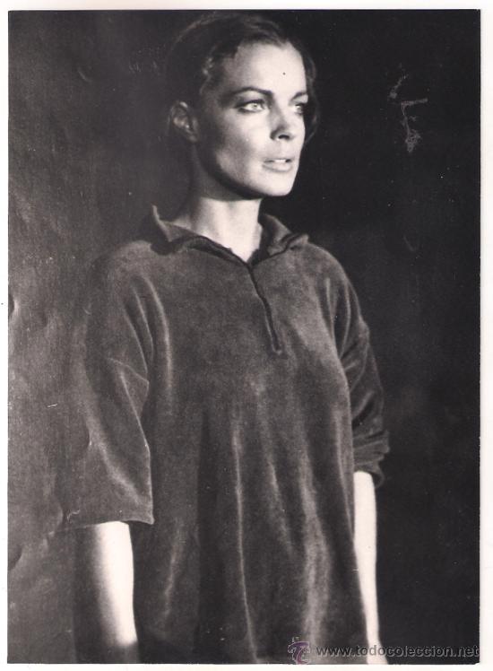 Cine: F11774 ROMY SCHNEIDER FOTO B/N ORIGINAL ESPA&Ntilde;OLA