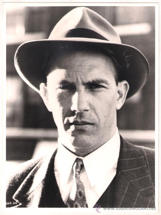 Cinema: F11754 KEVIN COSTNER LOS INTOCABLES DE ELIOT NESS FOTO B/N ORIGINAL ESPA&Ntilde;OLA