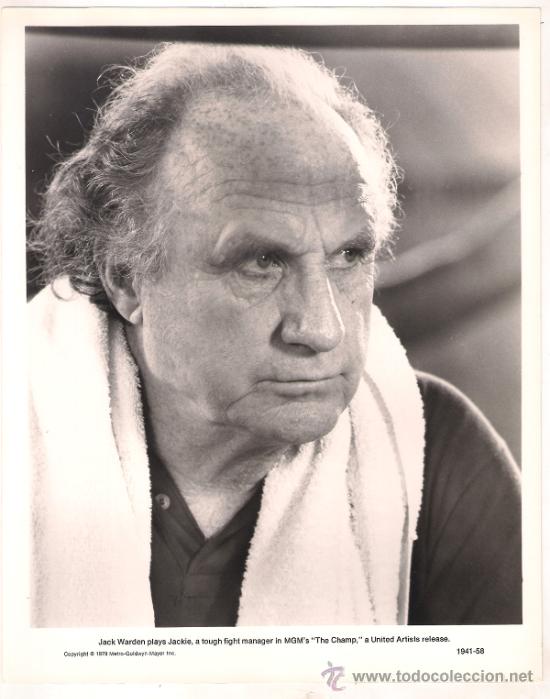Kino: F12172 JACK WARDEN EL CAMPEON FOTO ORIGINAL B/N AMERICANA