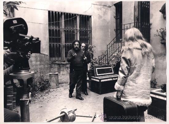 Cinema: F12199 JAIME CAMINO DIRECTOR RODAJE FOTO ORIGINAL B/N ESPA&Ntilde;OLA