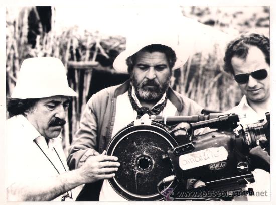 Cinema: F12203 JAIME CAMINO DIRECTOR RODAJE FOTO ORIG B/N ESPA&Ntilde;OLA