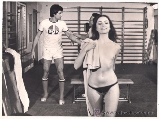 Cine: F12051 BERTA SINGERMAN DESNUDA LOS ULTIMOS GOLPES DE EL TORETE FOTO ORIGINAL B/N ESPA&Ntilde;OLA