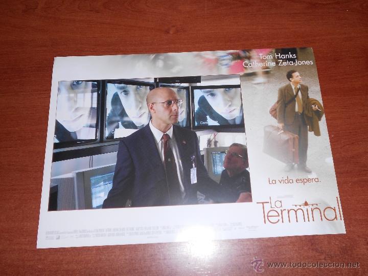 Cine: PUBLICIDAD CINE, FOTOCROMO DE LA PEL&Iacute;CULA: LA TERMINAL (TOM HANKS, CATHERINE ZETA-JONES)