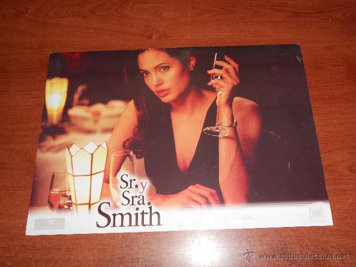 Cine: PUBLICIDAD CINE, FOTOCROMO DE LA PEL&Iacute;CULA: SR. Y SRA. SMITH (Brad Pitt y Angelina Jolie)