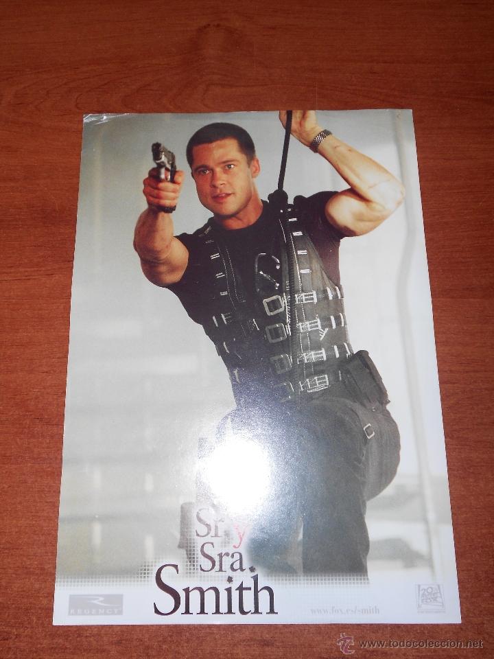 Cine: PUBLICIDAD CINE, FOTOCROMO DE LA PEL&Iacute;CULA: SR. Y SRA. SMITH (Brad Pitt y Angelina Jolie)