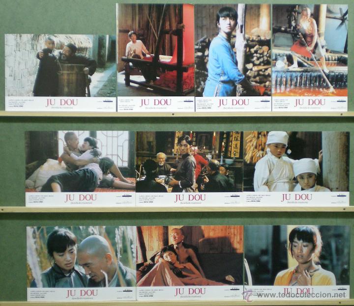 Cine: QG43 JU DOU SEMILLA DE CRISANTEMO ZHANG YIMOU GONG LI SET 10 COMPLETO FOTOCROMOS ORIGINAL ESTRENO