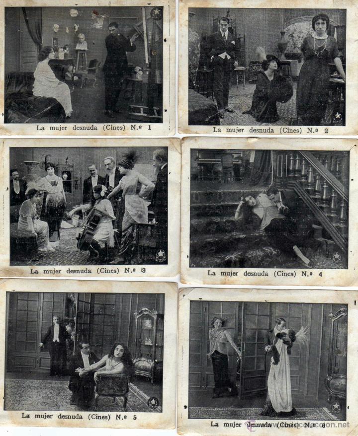 Cine: la mujer desnuda, serie completa del 1 al 6,de los a&ntilde;os 1915 o 16,