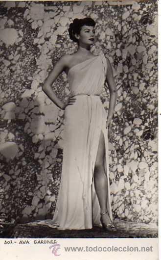 Cine: Postal Ava Gardner. Sin circular. Acabado fotogr&aacute;fico. Cine.