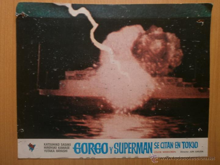 Cine: GORGO Y SUPERMAN SE CITAN EN TOKIO. KATSUHIKO SASAKI, HIPOYUKI KAWASE, YUTAKA HAYASHI.