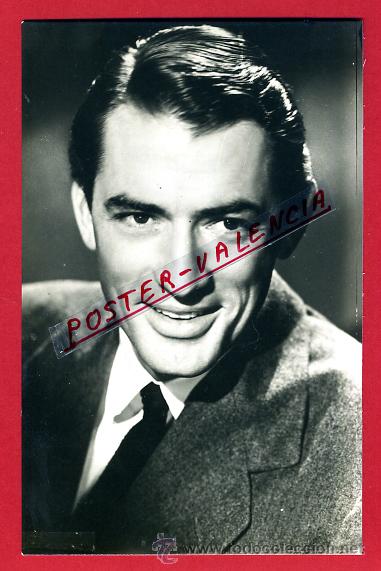 Cine: POSTAL, ARTISTA CINE, ORIGINAL, ANTIGUA, GREGORY PECK, P80824