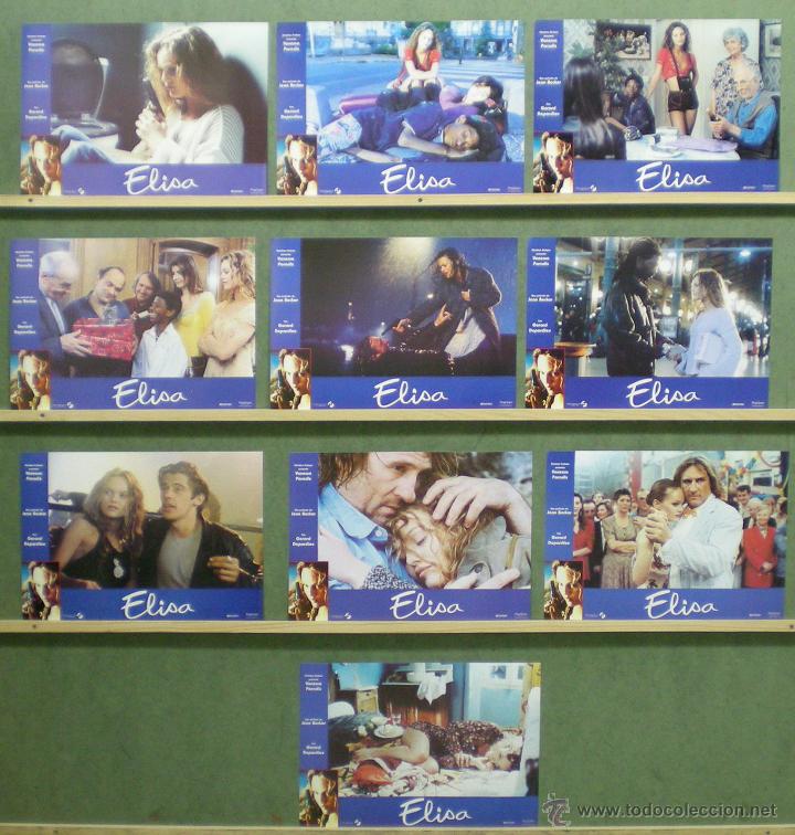 Cinema: QH02 ELISA VANESSA PARADIS GERARD DEPARDIEU SET COMPLETO 10 FOTOCROMOS ORIGINAL ESTRENO