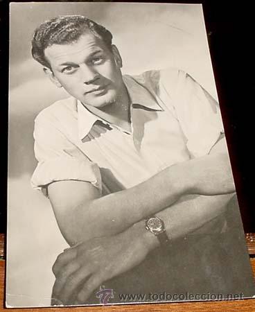 Kino: ANTIGUA FOTO POSTAL ARTISTAS - JOSEPH COTTEN - NO CIRCULADA - ED. SOBERANAS.