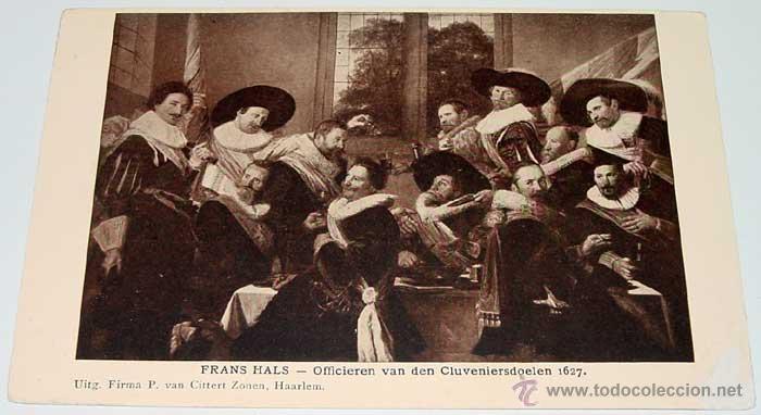Kino: ANTIGUA POSTAL FRANS HALS - OFFICIEREN VAN DEN CLUVENIERSDOELEN - NO CIRCULADA.