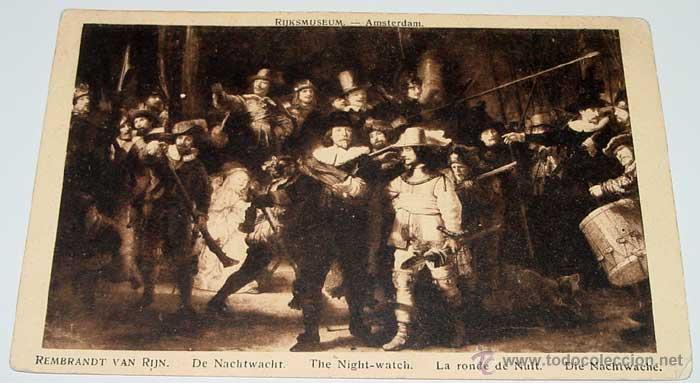 Kino: ANTIGUA POSTAL RIJKMUSEUM - AMSTERDAM- REMBRANDT VAN RIJN - NO CIRCULADA.