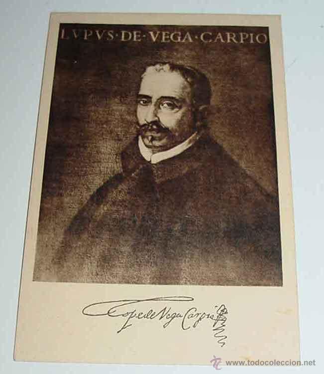 Kino: ANTIGUA POSTAL DE LUPUS DE VEGA CARPIO -  NO CIRCULADA - ED. HAUSER Y MENET.