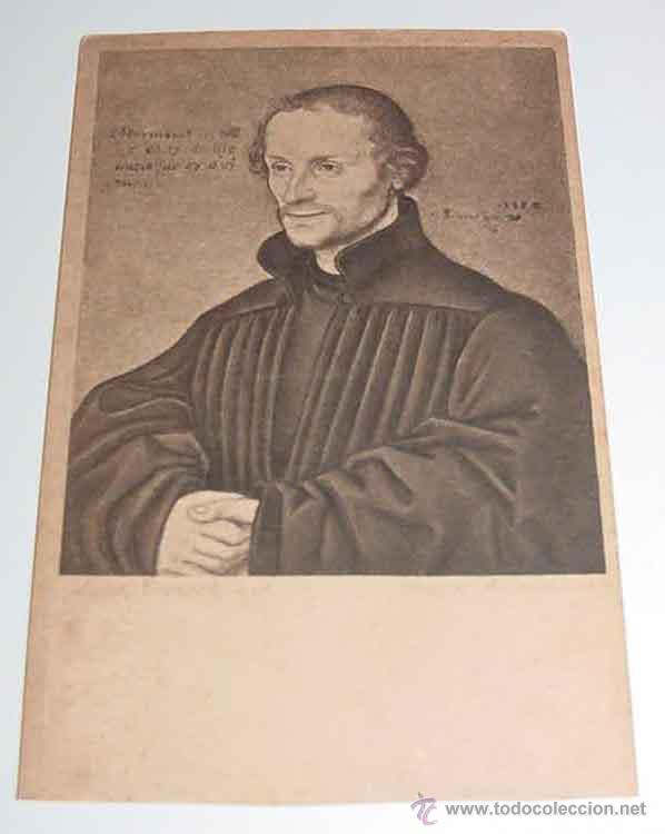 Kino: ANTIGUA POSTAL DEL TEOLOGO ALEMAN LUCAS CRANACH (1497 / 1560) - NO CIRCULADA.