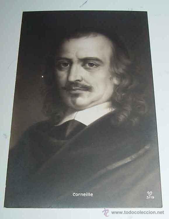 Kino: ANTIGUA POSTAL DE CORNEILLE (1606 / 1684) - POETA Y DRAMATURGO FRANCES - NO CIRCULADA.
