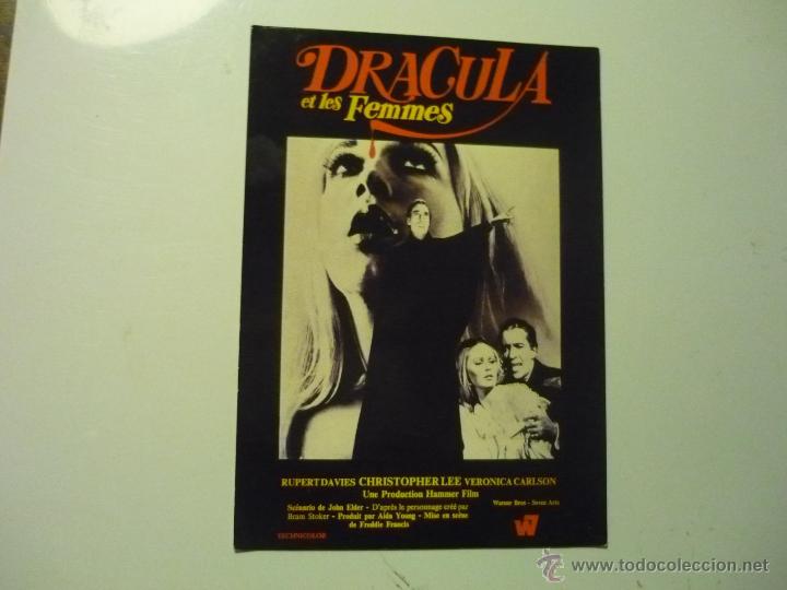 Cine: postal extranjera dracula et les femmes .- c.lee -
