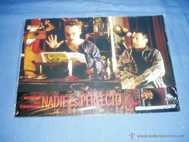 Cine: NADIE ES PERFECTO. ROBERT DE NIRO. JUEGO COMPLETO DE FOTOCROMOS. PRECINTADO. NUEVO.