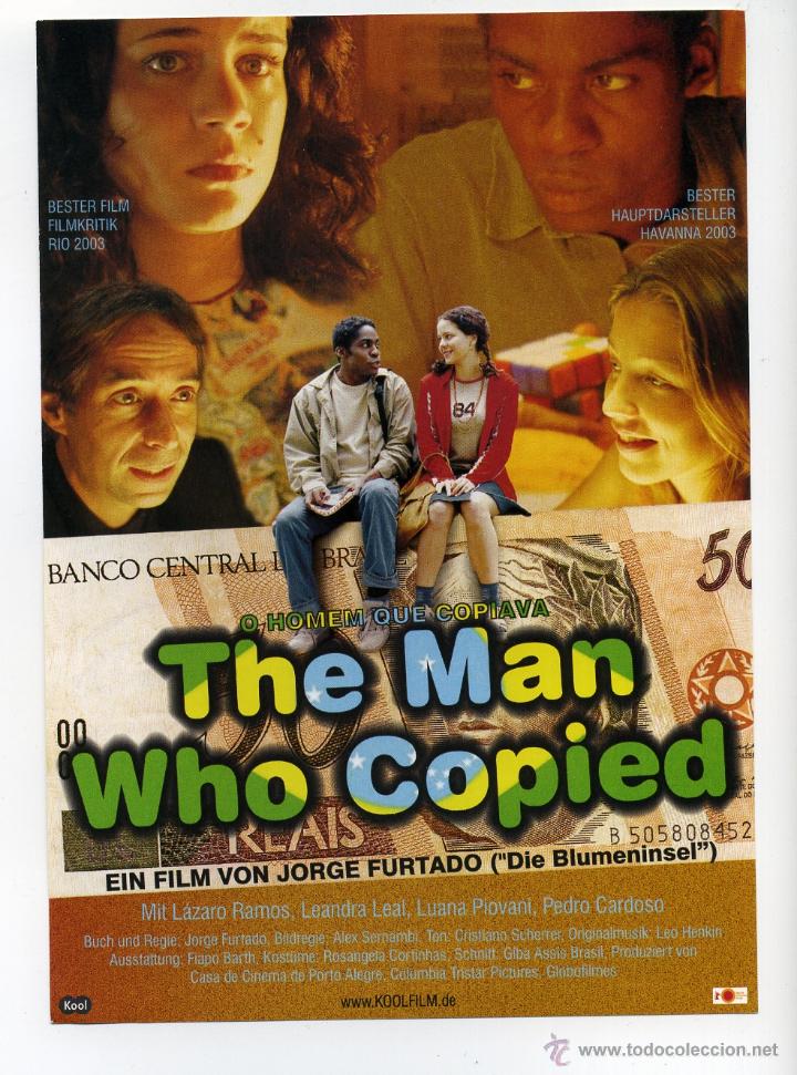 Cine: THE MAN WHO COPIED, de Jorge Furtado.