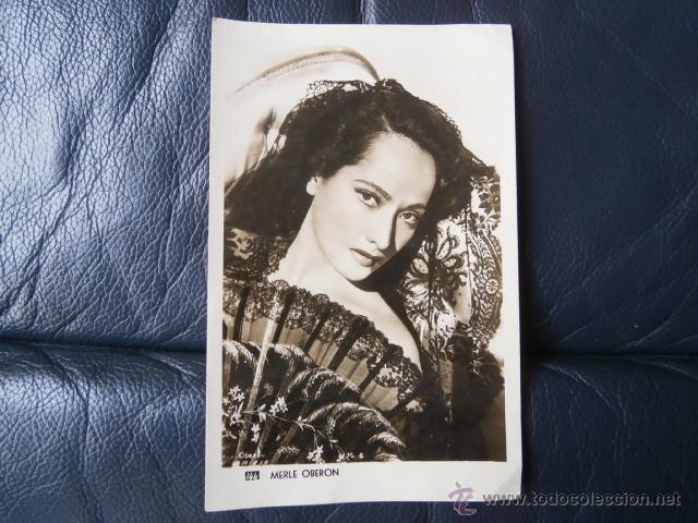 Cine: POSTAL FOTOGRAFICA-MERLE OBERON N&ordm; 144