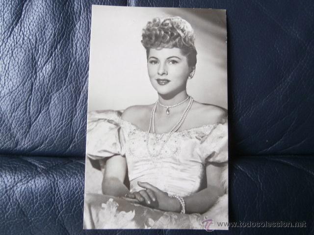 Cine: POSTAL FOTOGRAFICA-JOAN FONTAINE EN CARTA DE UNA DESCONOCIDA-JDP N&ordm; 1239