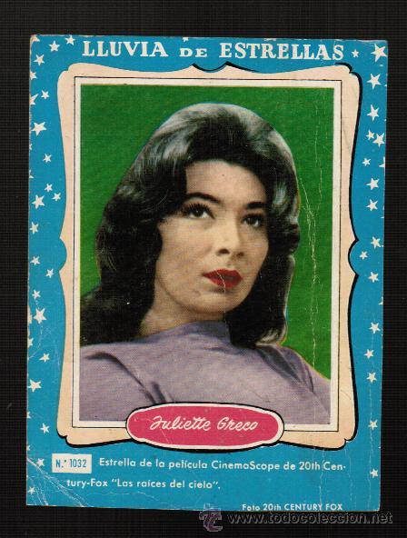 Cine: LLUVIA DE ESTRELLAS N&ordm; 1032 - JULIETTE GRECO - BRUGUERA - CONTRAPORTADAS BOLSILIBROS