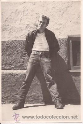 Cine: FOTO PRODECO, SERIE ARTISTAS BLANCO Y NEGRO, N&ordm; 49, JAMES DEAN, 27 X 18