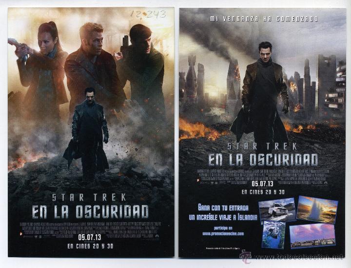 Cine: STAR TREK, EN LA OSCURIDAD, con Zoe Saldana, Chris Pine.