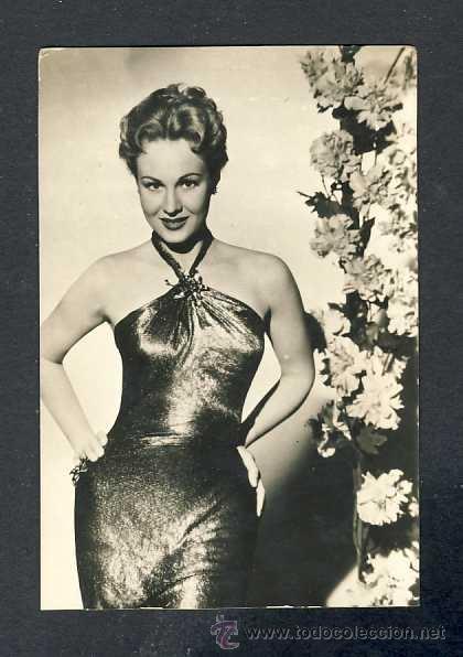 Kino: Foto postal de artista de cine VIRGINIA MAYO