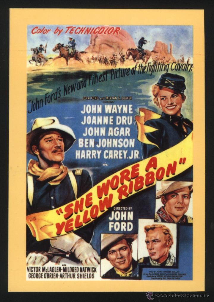 Cine: Q-03535- SHE WORE A YELLOW RIBBON (LA LEGION INVENCIBLE) JOHN WAYNE - JOANNE DRQ