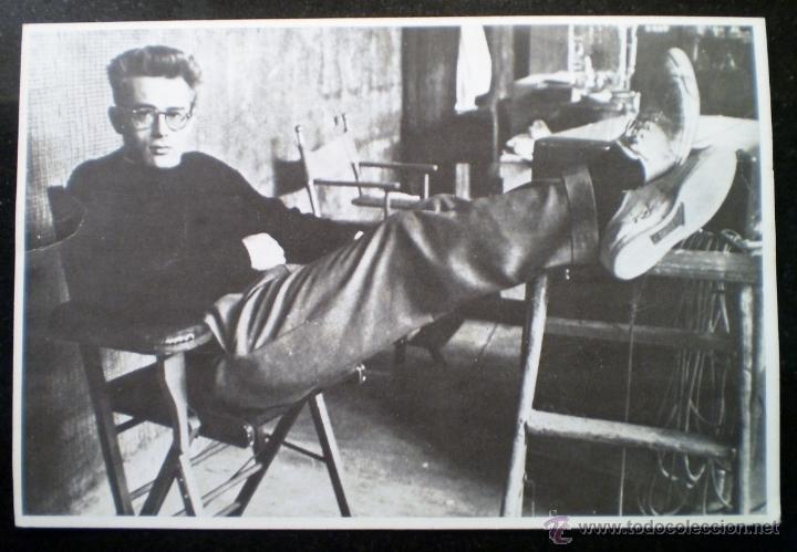 Cine: JAMES DEAN - 18X27 - FOTO PRODECO N&ordm; 48 (GAFAS) SERIE ARTISTAS BLANCO Y NEGRO