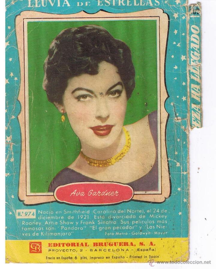 Cine: LLUVIA DE ESTRELLAS: NUMERO 974. AVA GARDNER