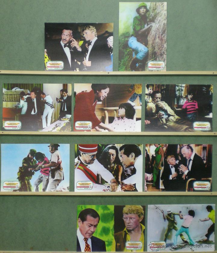 Cinema: UL50 EL TIGRE DE PAPEL DAVID NIVEN TOSHIRO MIFUNE SET COMPLETO 10 FOTOCROMOS ORIGINAL ESTRENO