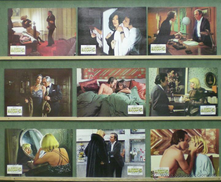 Cine: UL88 LA MUERTE DEL ESCORPION TERESA GIMPERA SET 9 FOTOCROMOS ORIGINAL ESTRENO