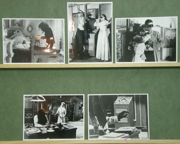 Cine: UM98 LA MOSCA VINCENT PRICE SET 5 FOTOS B/N ORIGINAL ESPA&Ntilde;OLAS