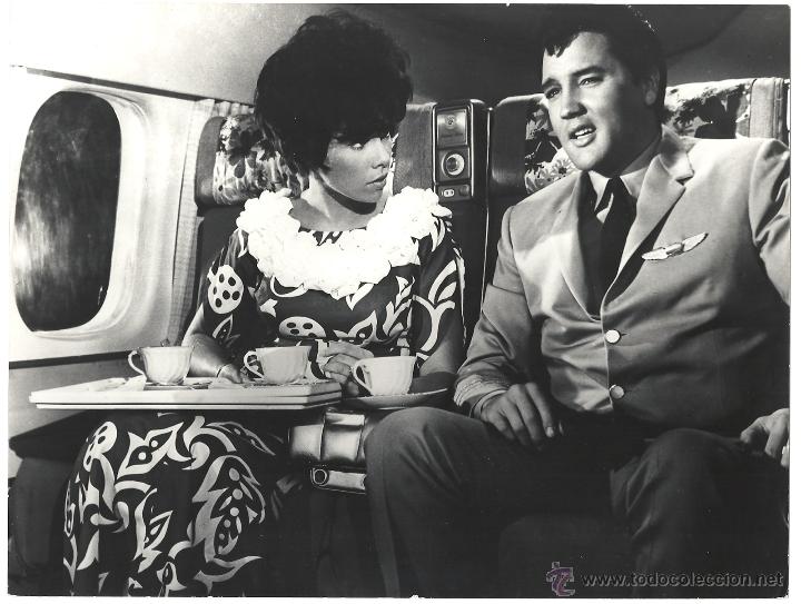 Cine: F35407 ELVIS PRESLEY PARAISO HAWAIANO FOTO B/N ORIGINAL ESPA&Ntilde;OLA