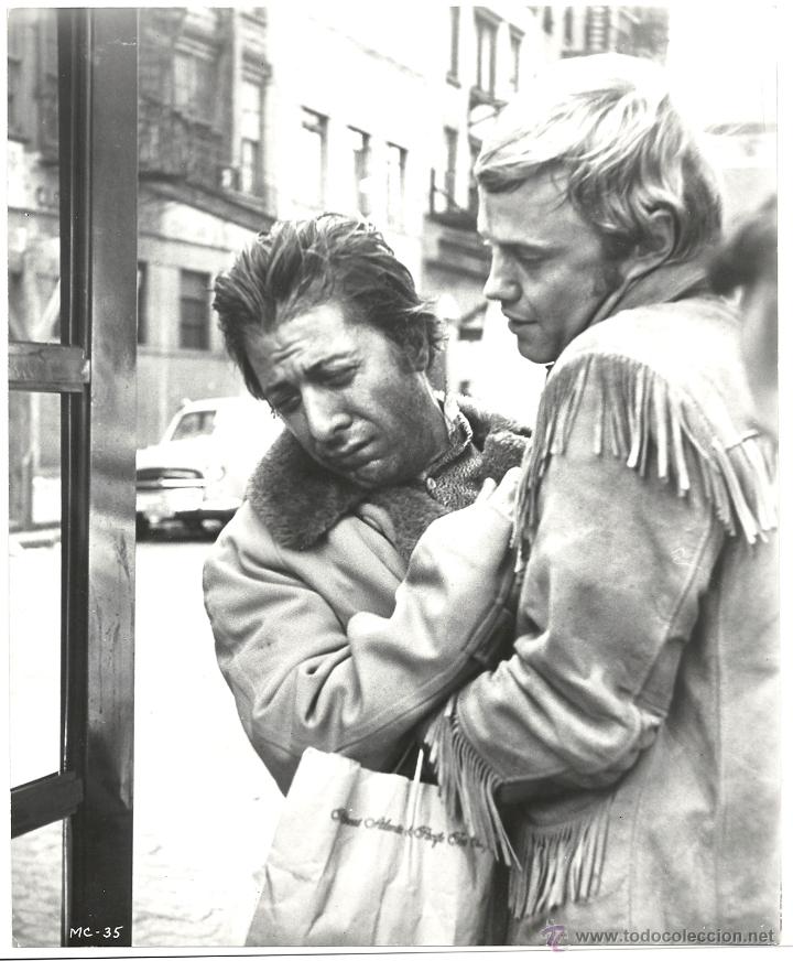 Cin&eacute;ma: F16143D DUSTIN HOFFMAN JON VOIGHT COWBOY DE MEDIANOCHE FOTO B/N ORIGINAL AMERICANA